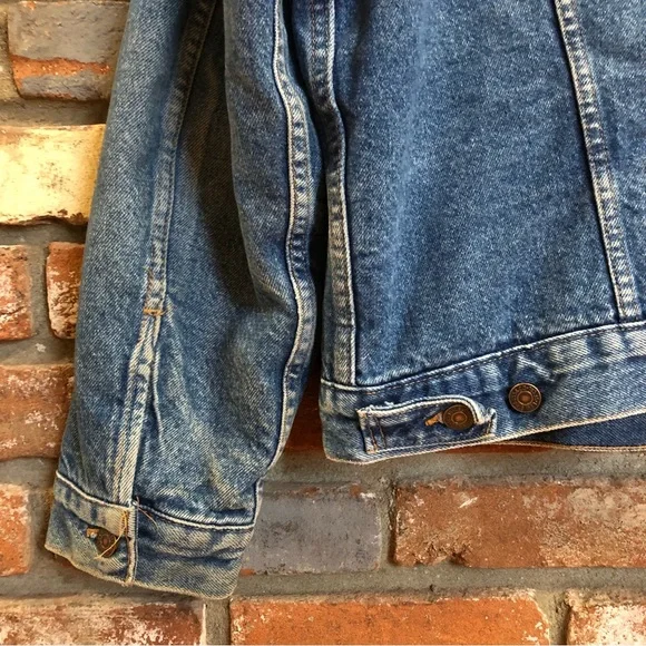 SOLD 1990s Levi's Blanket Lined Red Tag Made in USA Denim Jacket 70506-0316 - Picture 10 of 16